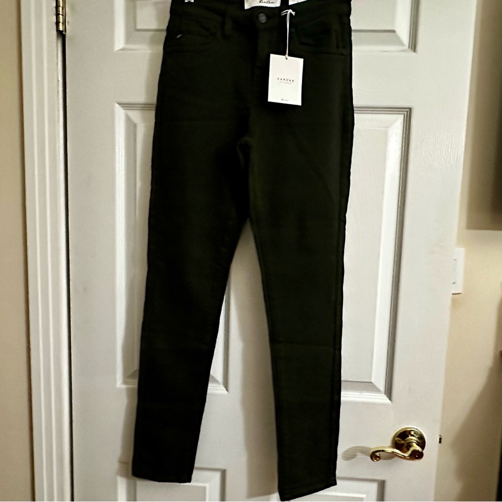 KanCan Women's Skinny Jeans - Olive Green